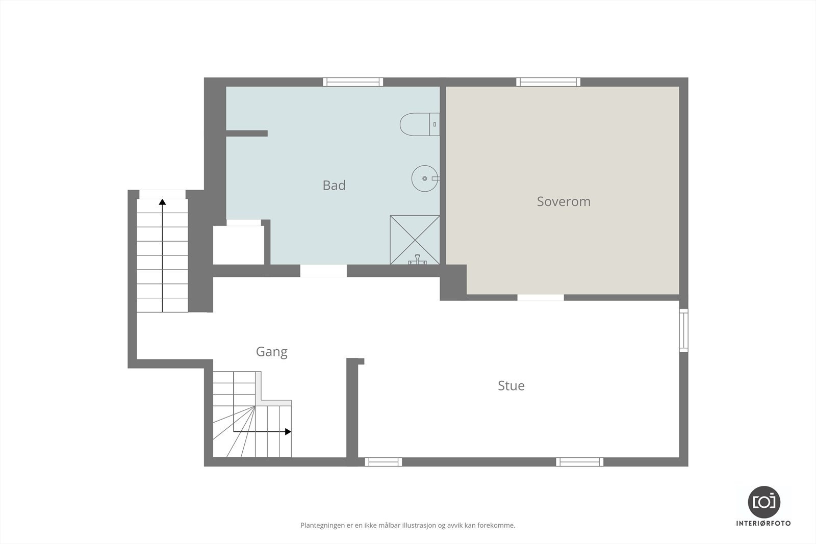 Plantegning Galleribilde