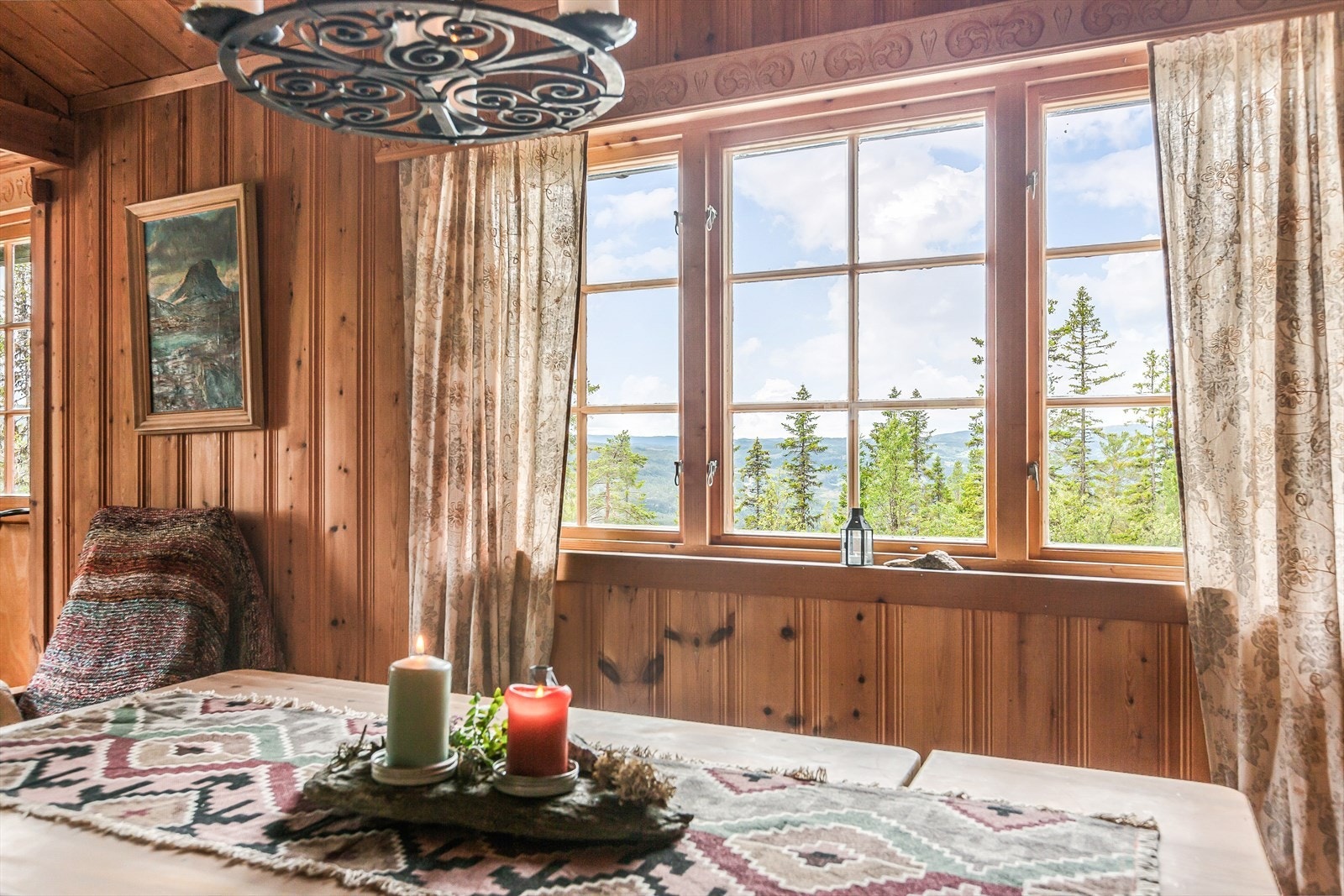 Her er det hyggelig å samles til gode måltider etter aktive dager ute i frisk fjelluft! Galleribilde