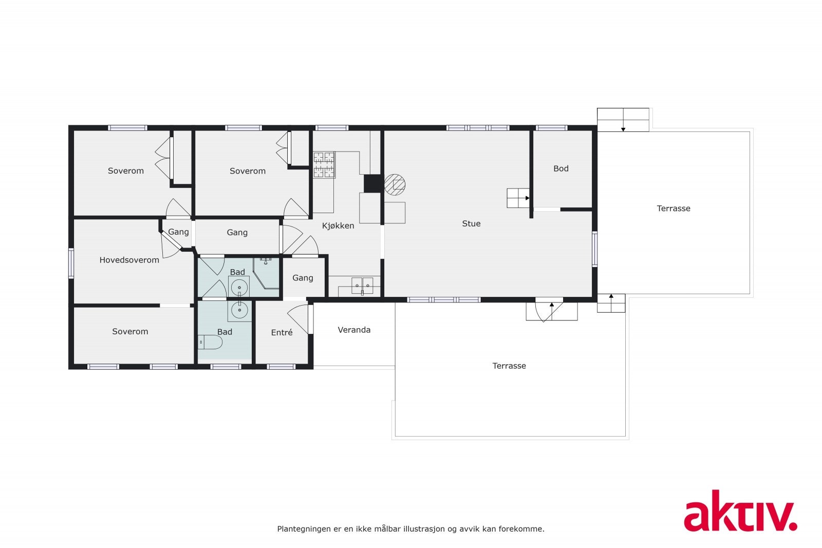 Planskisse Galleribilde