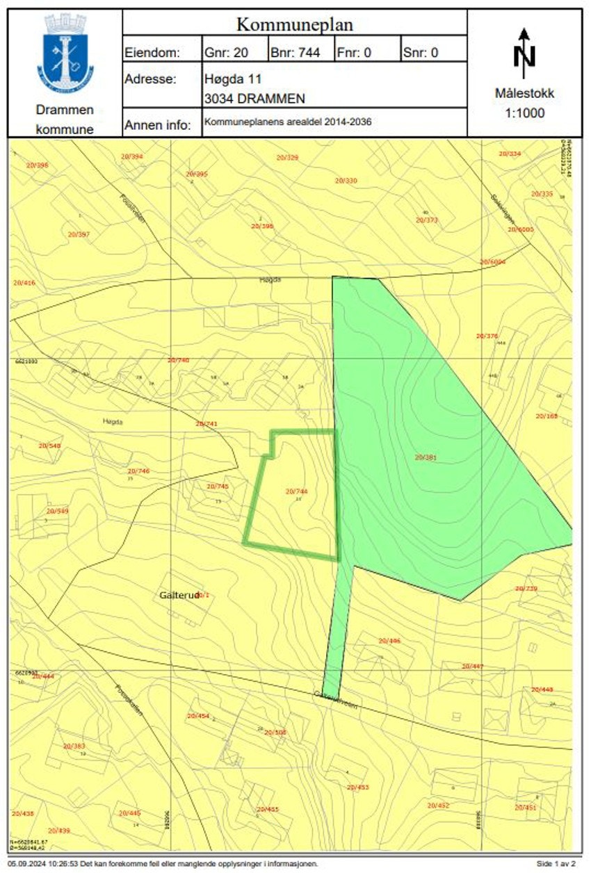 Kommuneplankart Galleribilde