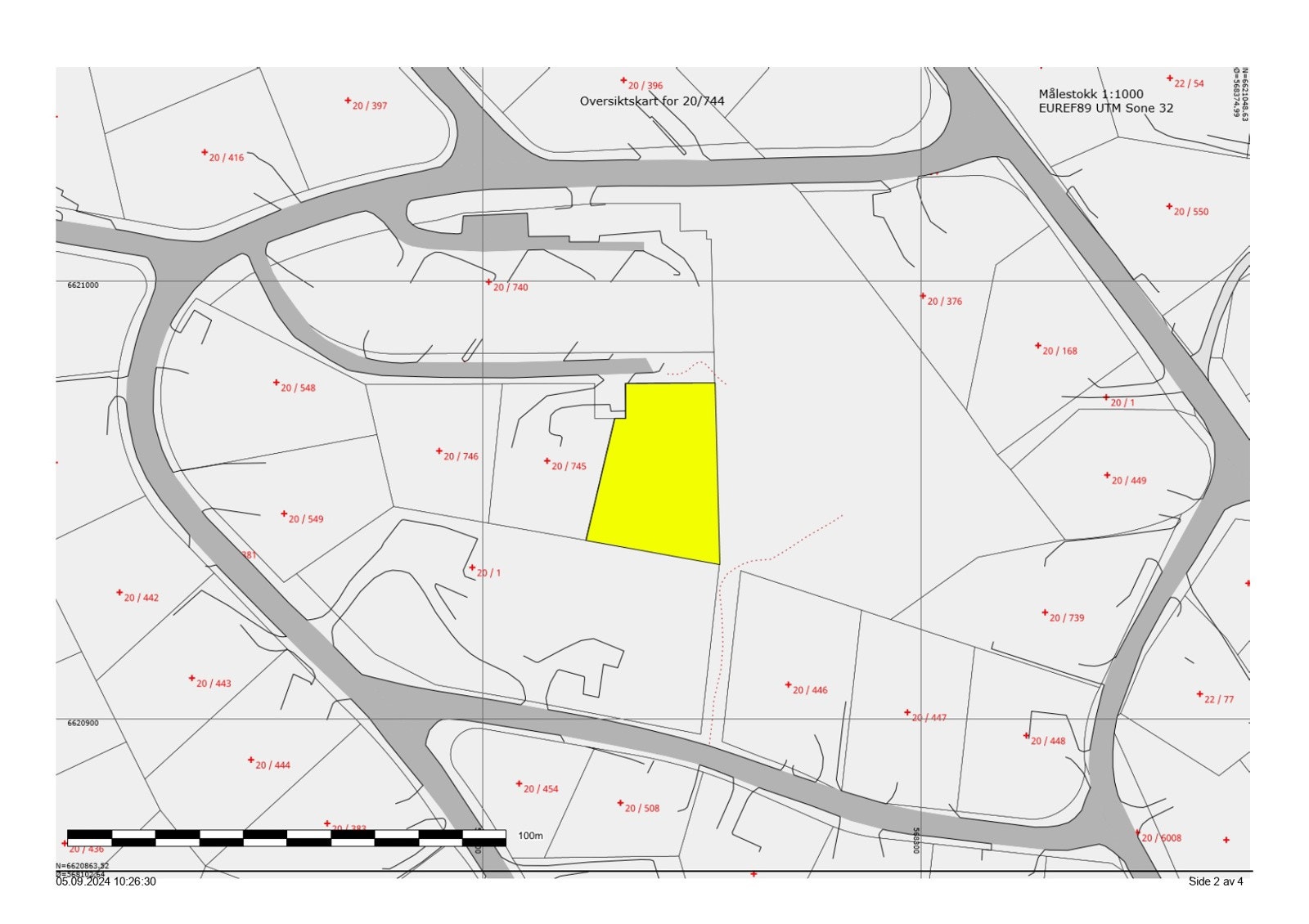 Situasjonskart Galleribilde