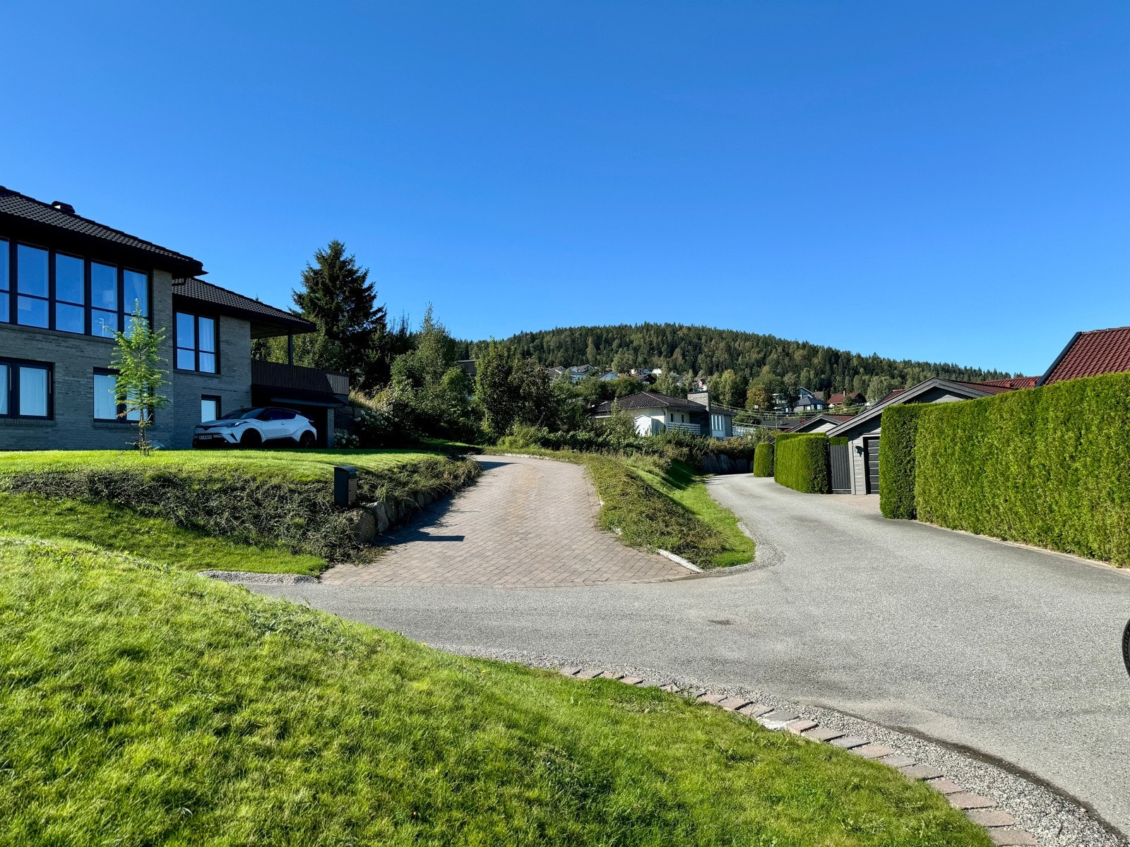 Hyggelig nabolag / koselig gate Galleribilde