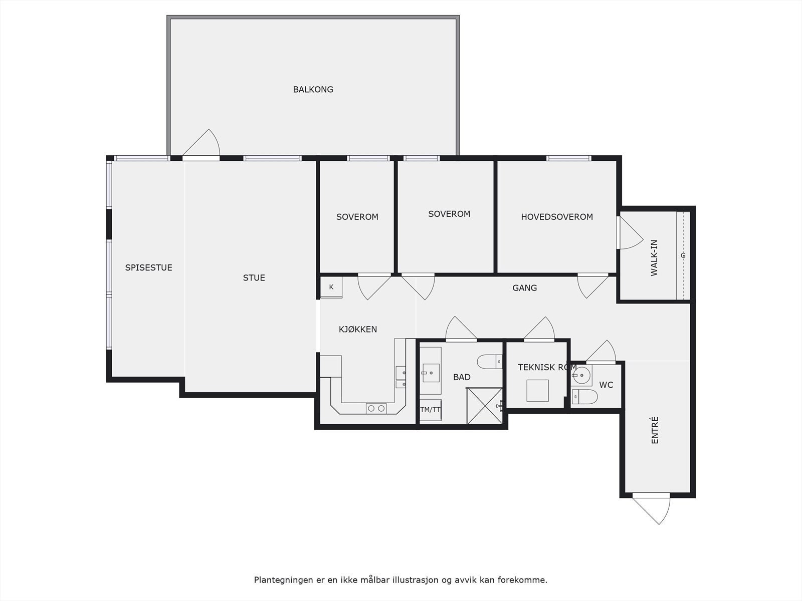 Plantegning 1.etasje. Leiligheten disponerer i tillegg en garasjeplass i felles garasjeanlegg i kjelleren, samt en kjellerbod på ca. 6 kvm. Heis i bygget. Galleribilde