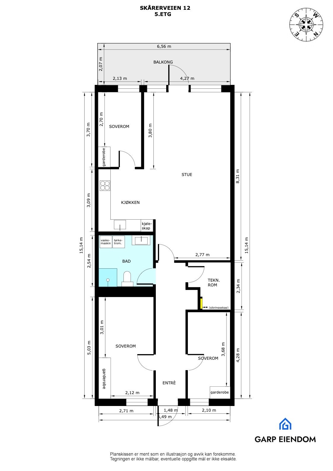 Plantegning Galleribilde