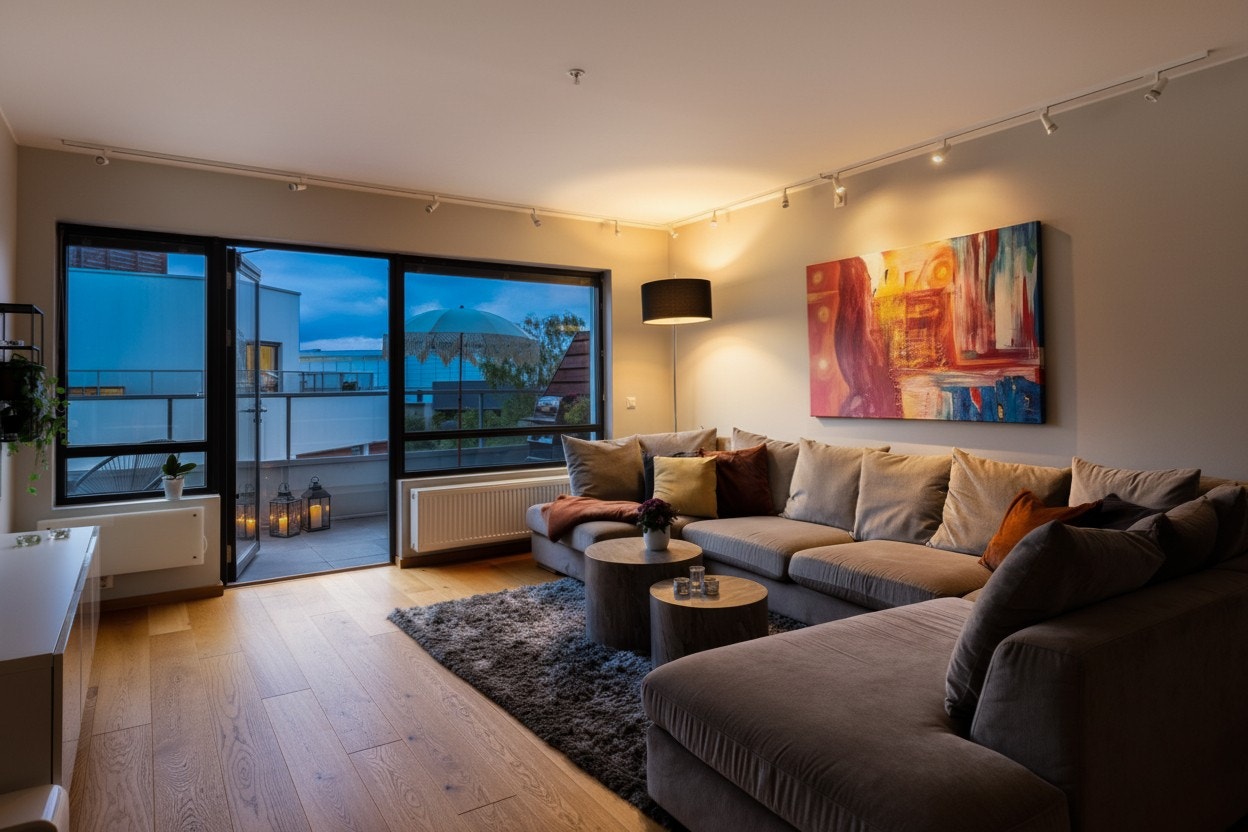 Velkommen til Skårerveien 12 - En flott 4-roms selveierleilighet med god intern beliggenhet i byggets 5. etasje Galleribilde