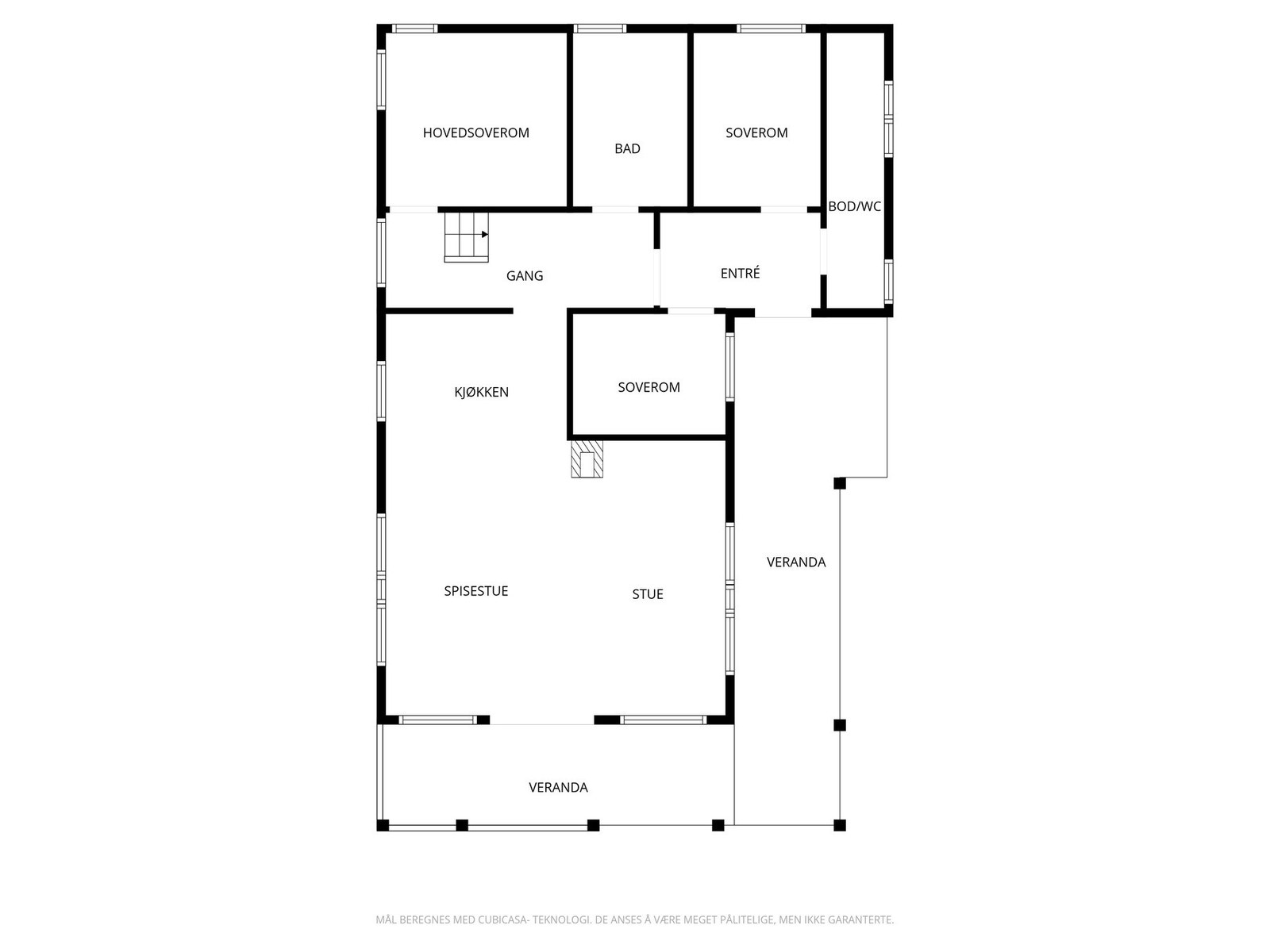 Plantegning 1.etasje Galleribilde
