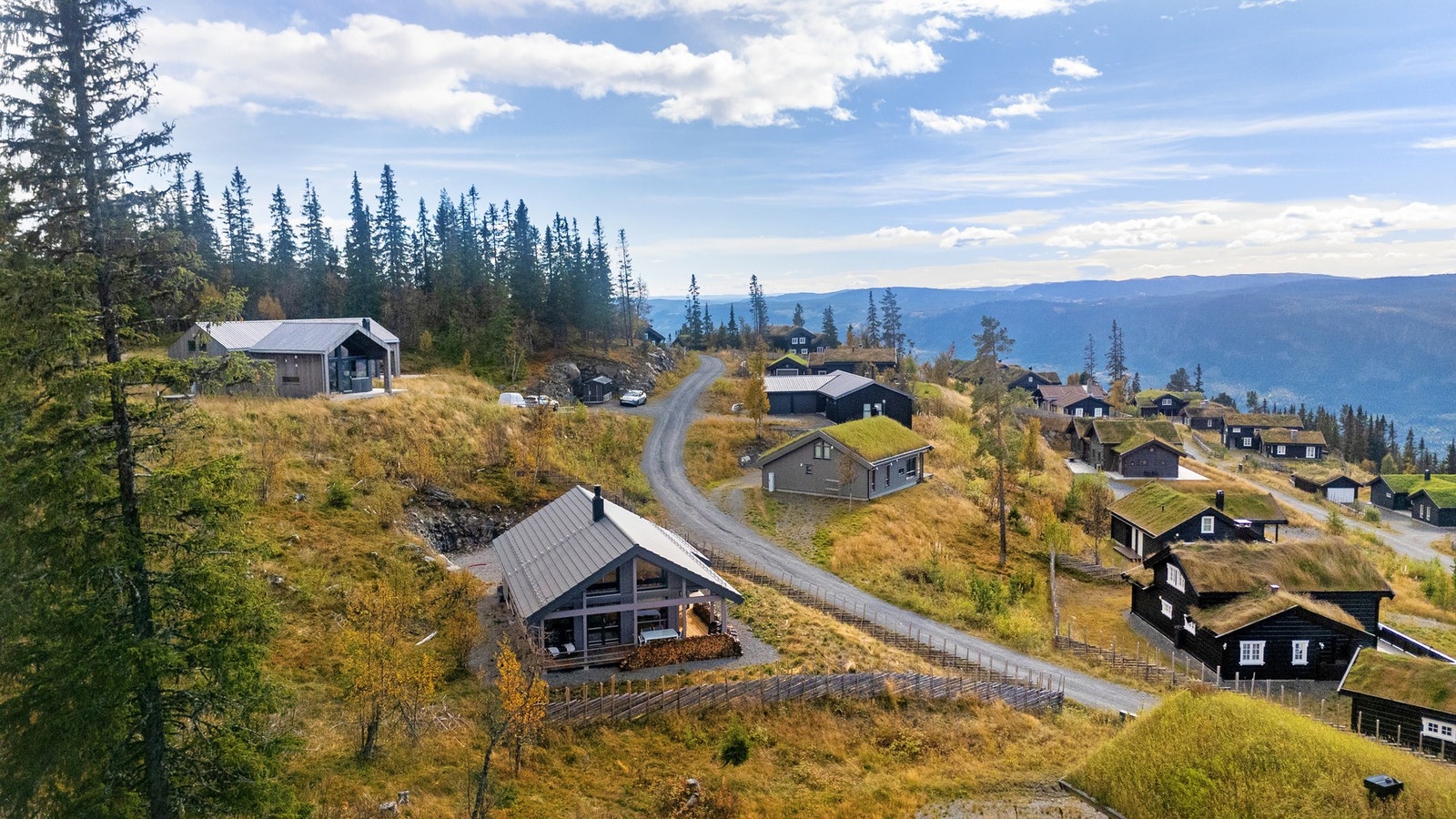 Hytta ligger på ca. 910 moh Galleribilde
