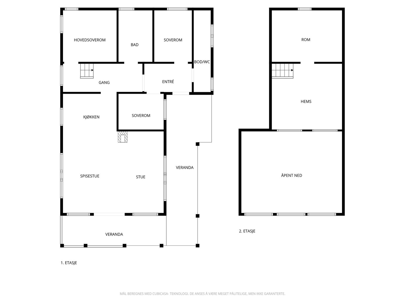 Plantegning samlet Galleribilde