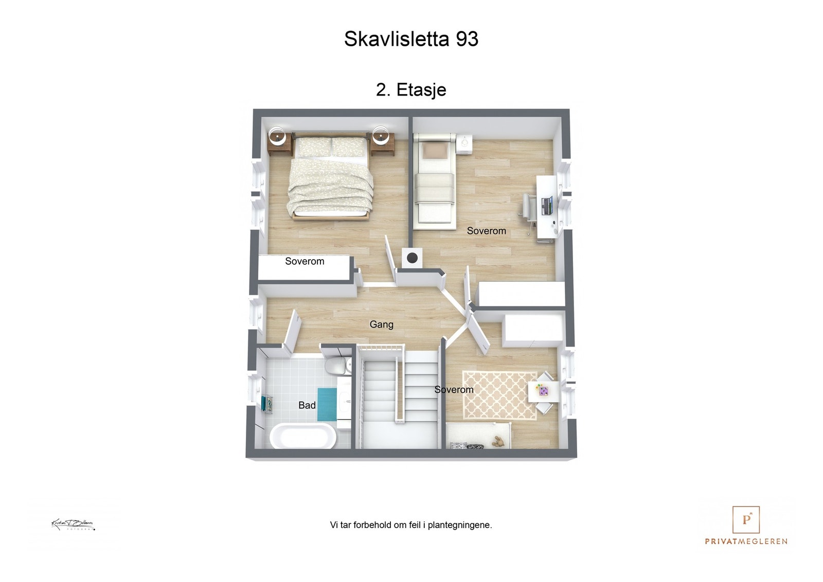 Plantegning 2. etasje Galleribilde