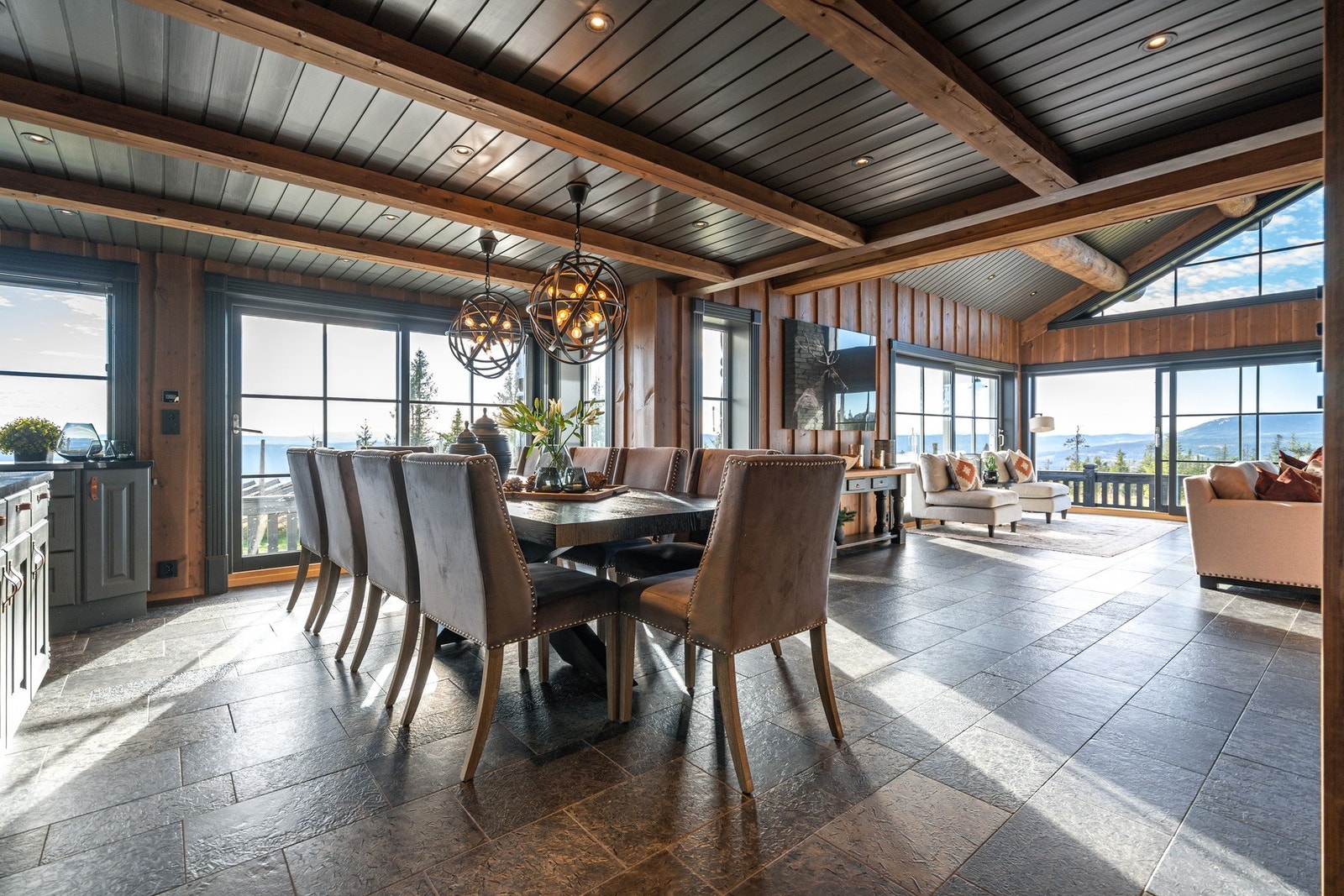 Flott skifergulv. Galleribilde