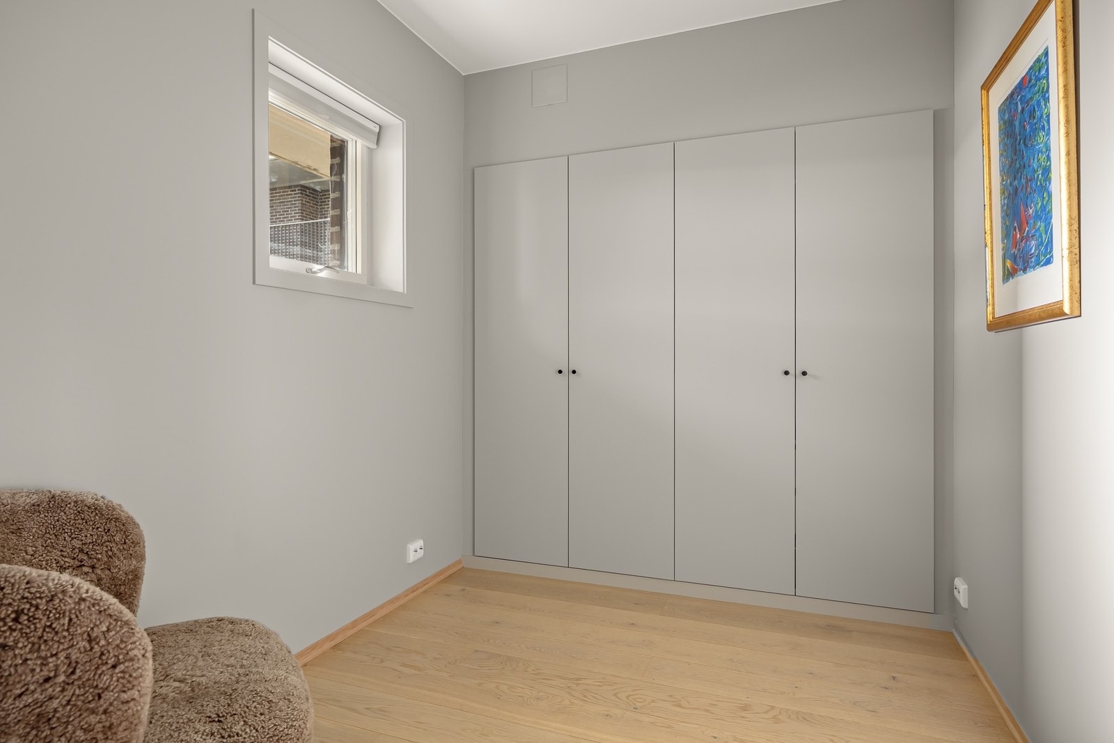 Det andre soverommet egner seg utmerket som barnerom, gjesterom eller kontor. Galleribilde