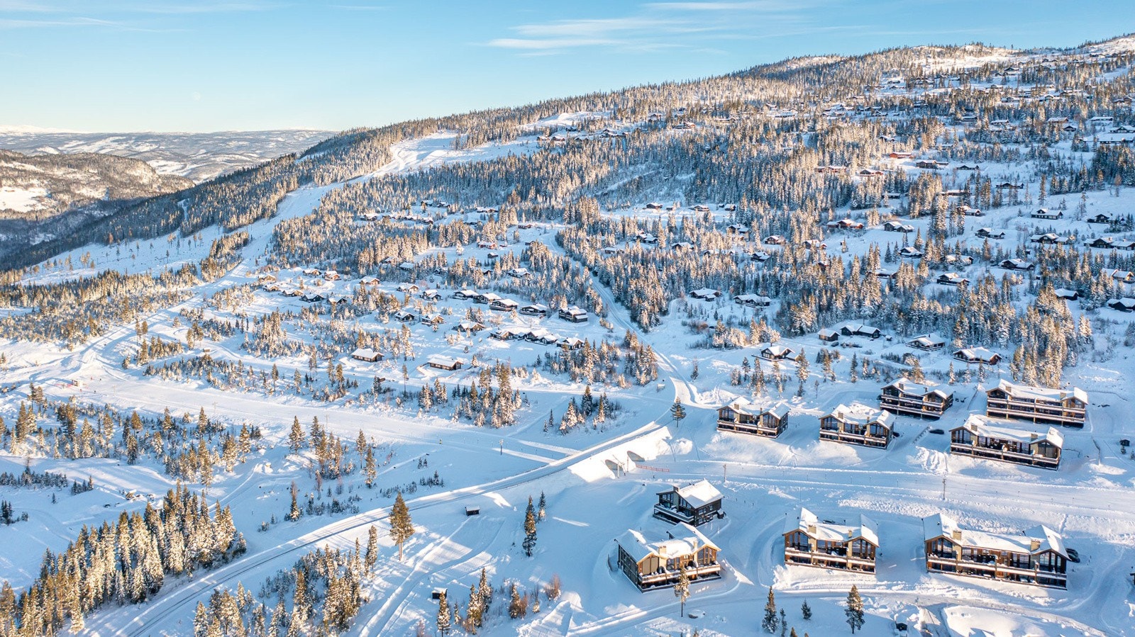 Eiendommen ligger i umiddelbar nærhet til barnebakken. Galleribilde
