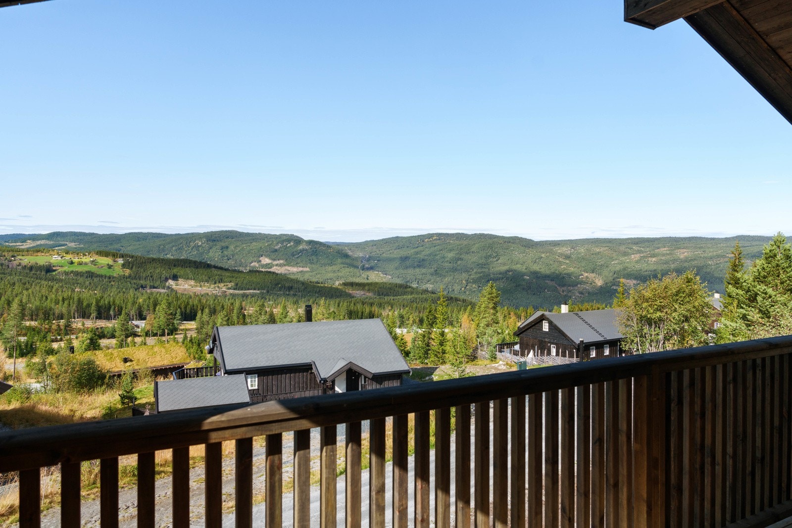 Flott utsikt over norsk natur. Galleribilde