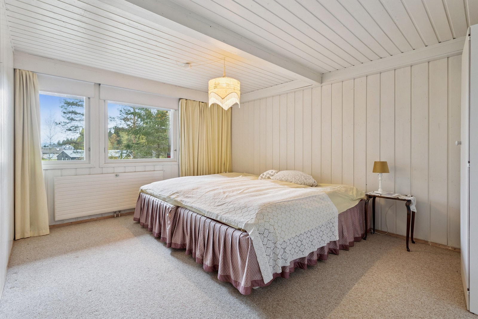 Innredet soverom i kjeller. Rommet er ikke omsøkt for dagens bruk. Galleribilde