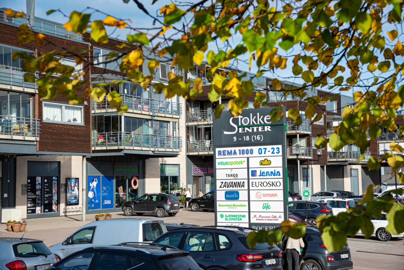 Stokke senter har en rekke tilbud. Galleribilde