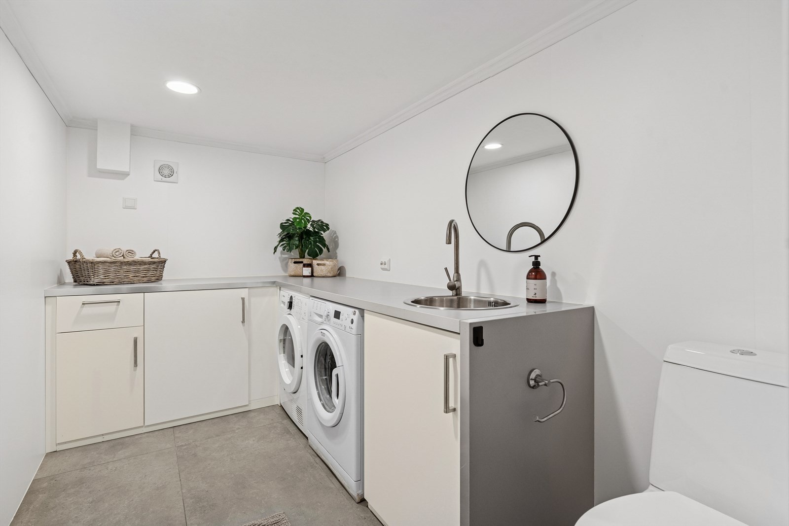 Vaskerom i kjeller ble etablert i 2021 Galleribilde