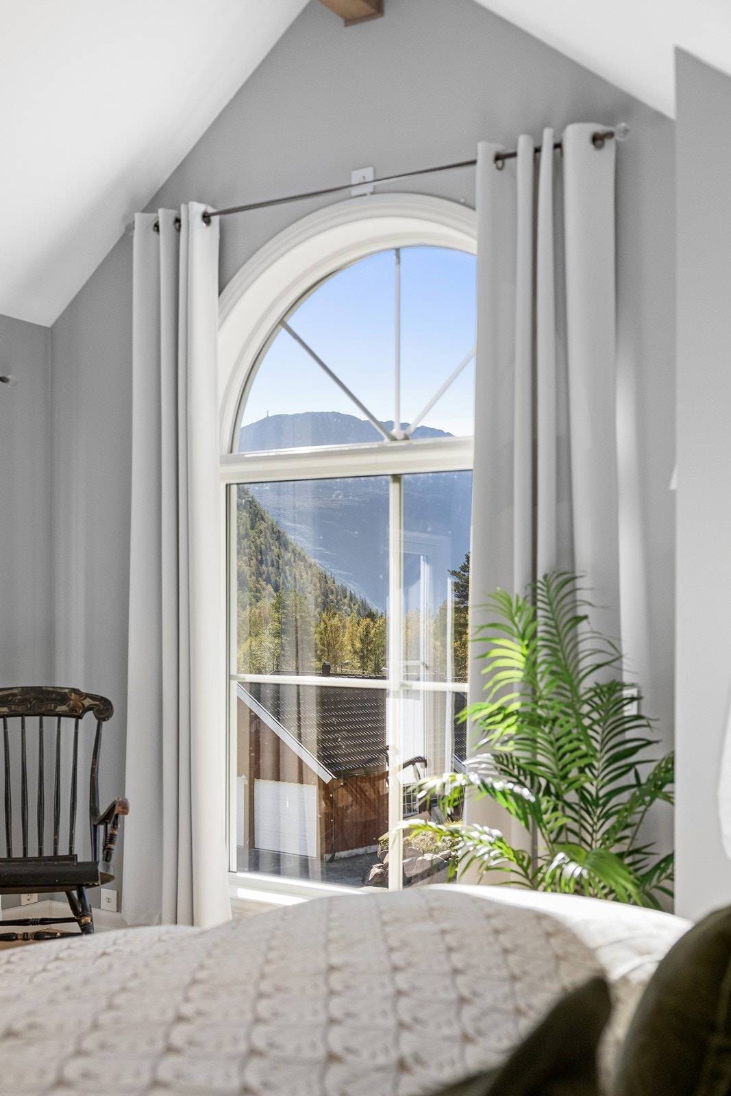 Utsikten fra sengen er det ingenting å si på! Galleribilde