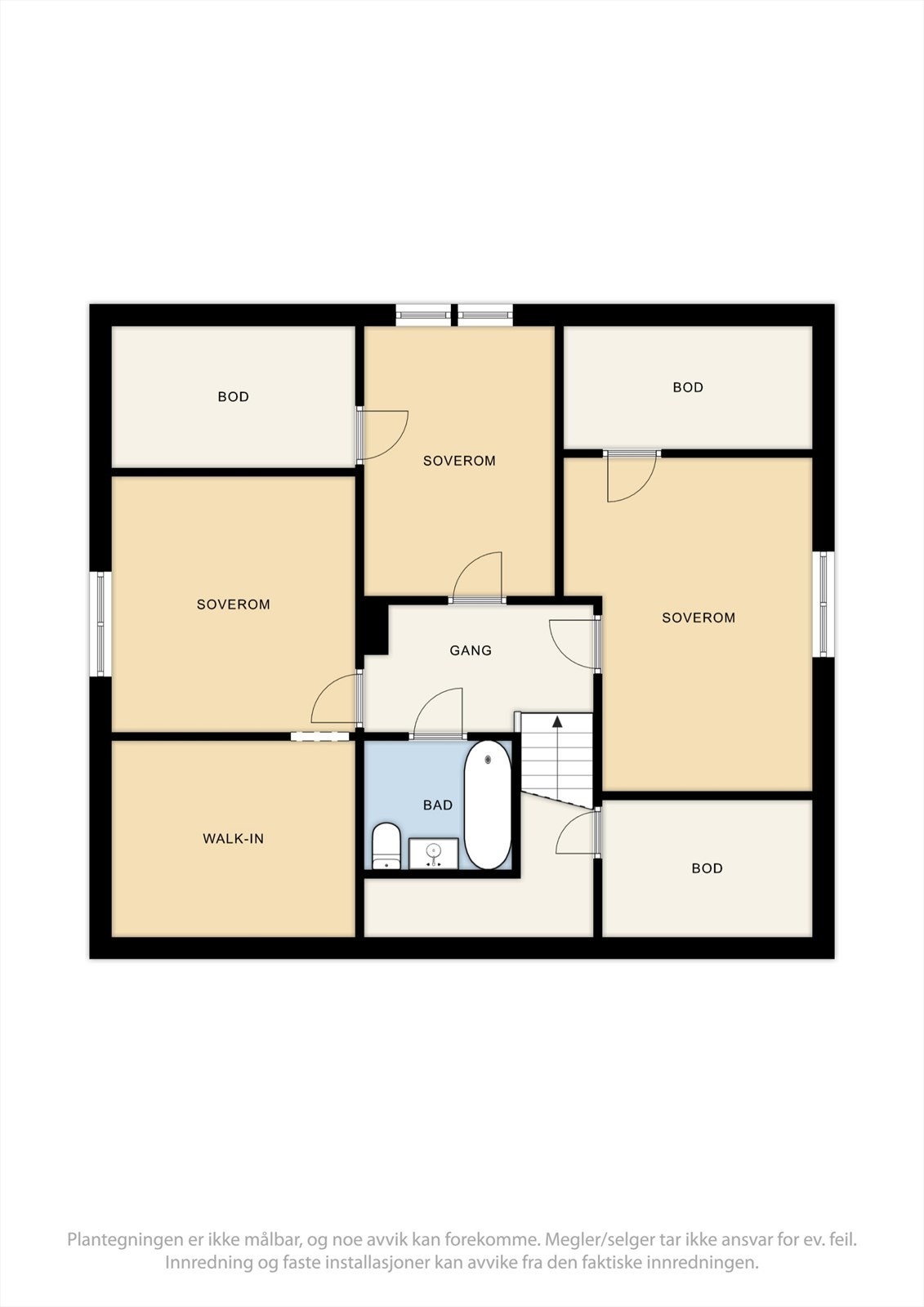 Plantegning 2. etasje. Galleribilde