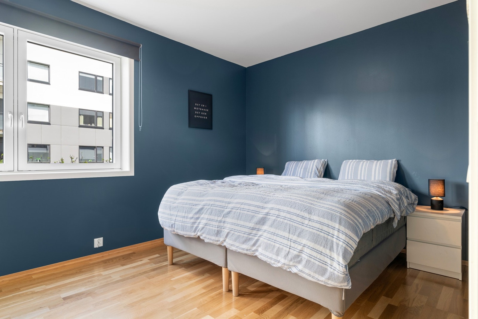 Hovedsoverommet er på 13,1 kvm. Galleribilde