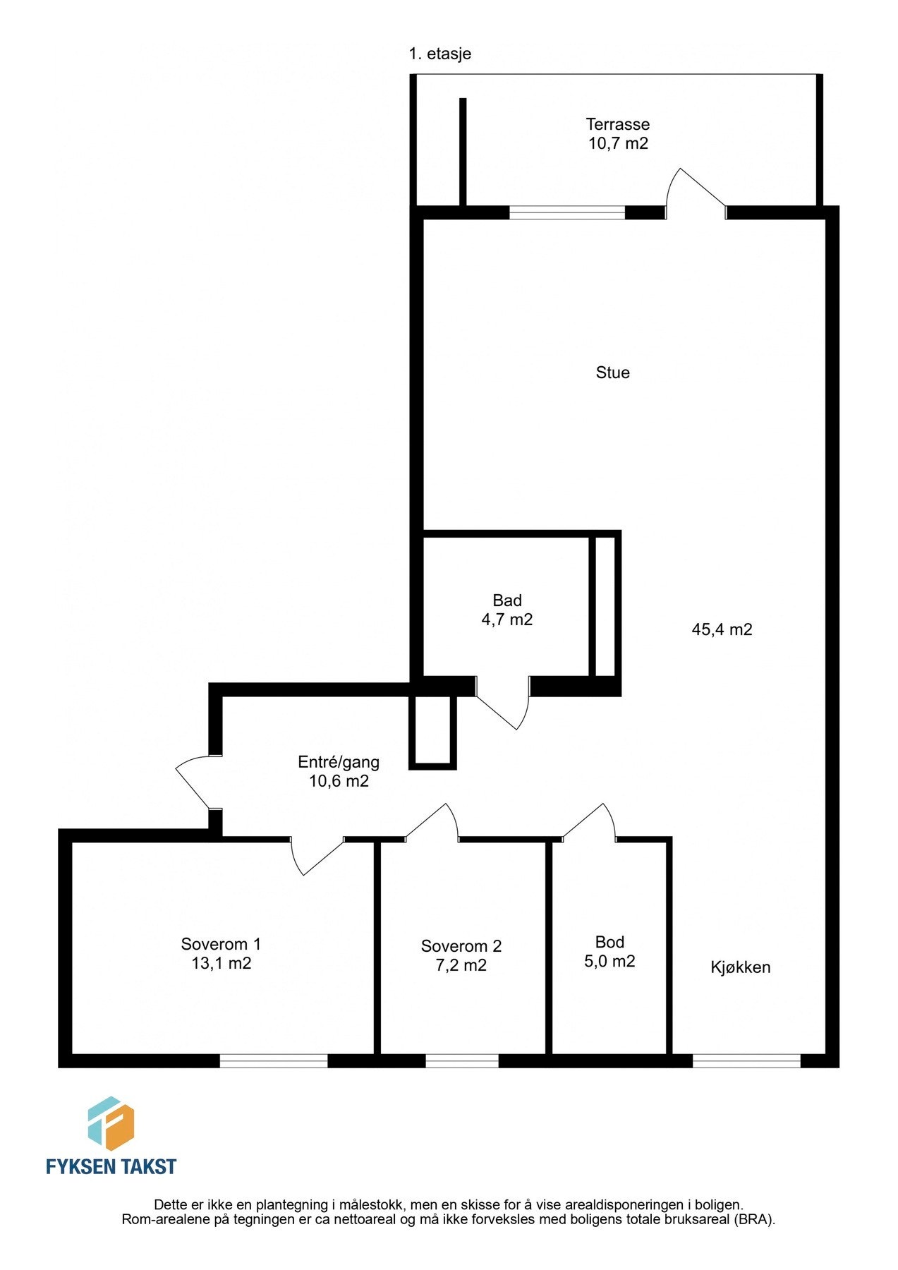 Planskisse. Galleribilde