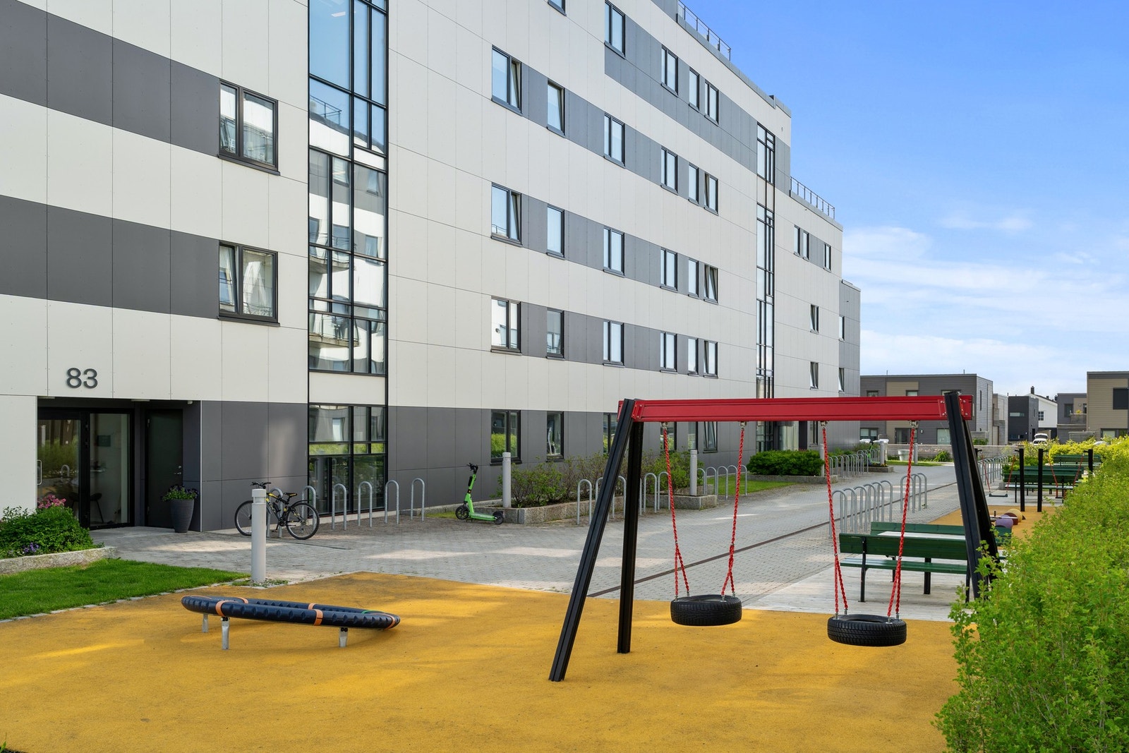 Hyggelig og barnevennlig uteområdet. Galleribilde