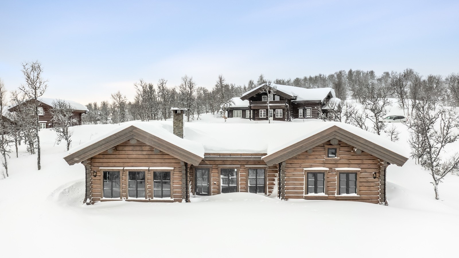 Utvendig fasade -Foto fra tilsvarende hyttemodell Galleribilde