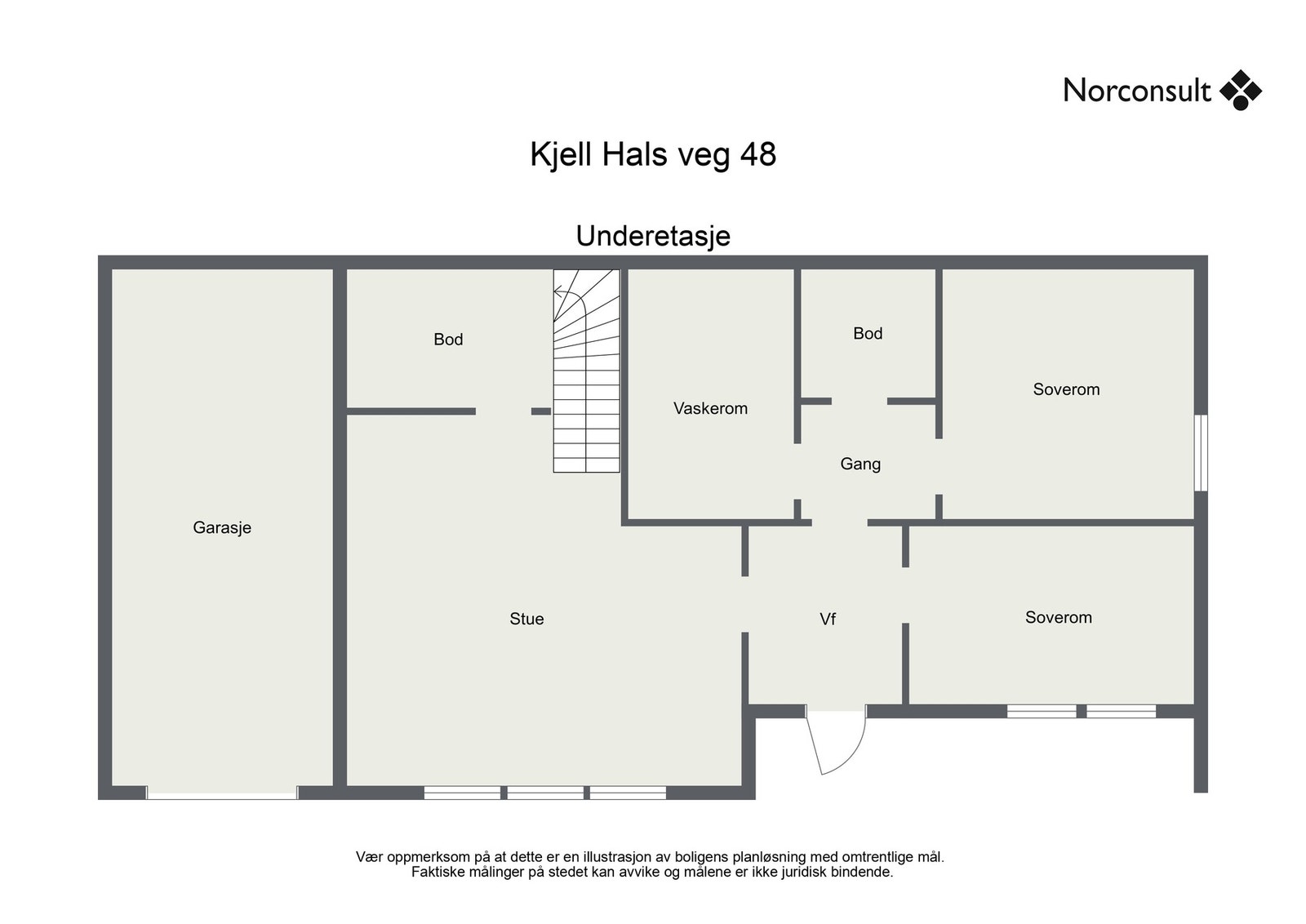 Planskisse - 1.etasje Galleribilde