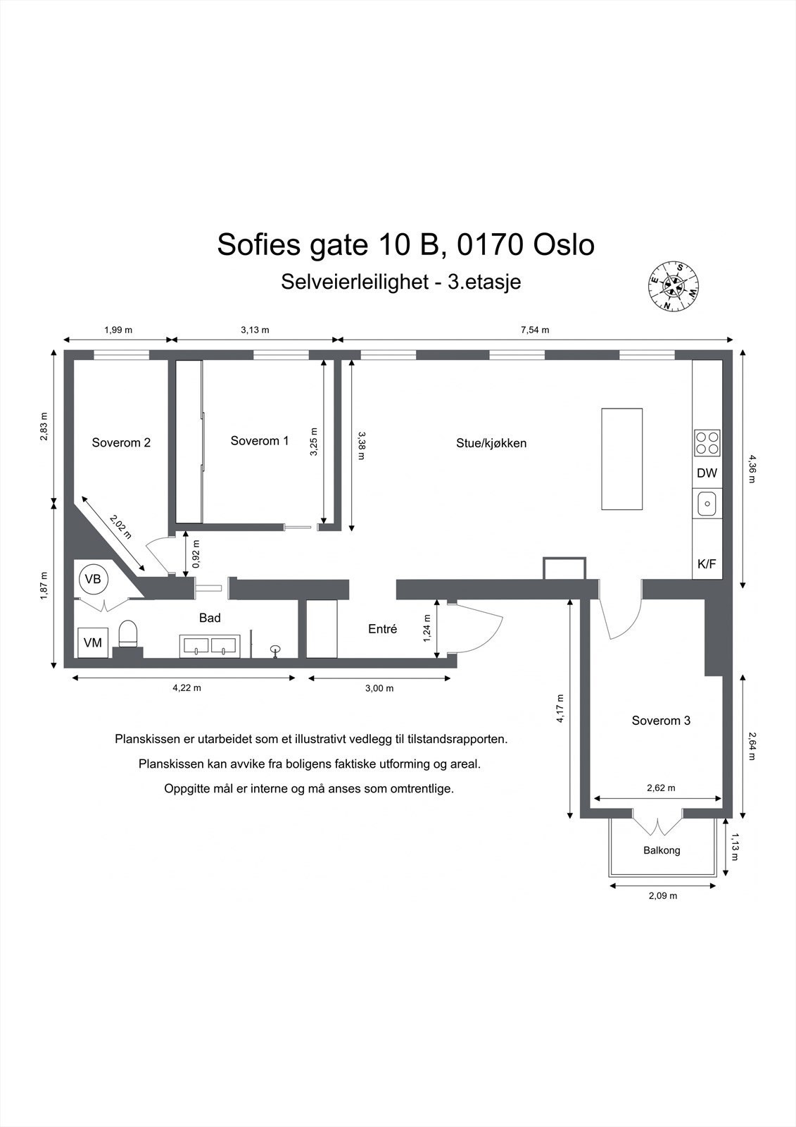 Plantegning Galleribilde