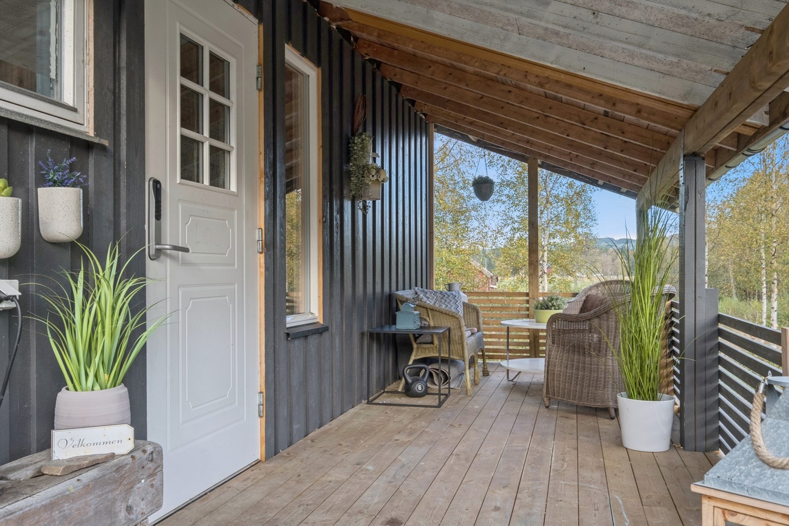 Overbygd inngangsparti Galleribilde