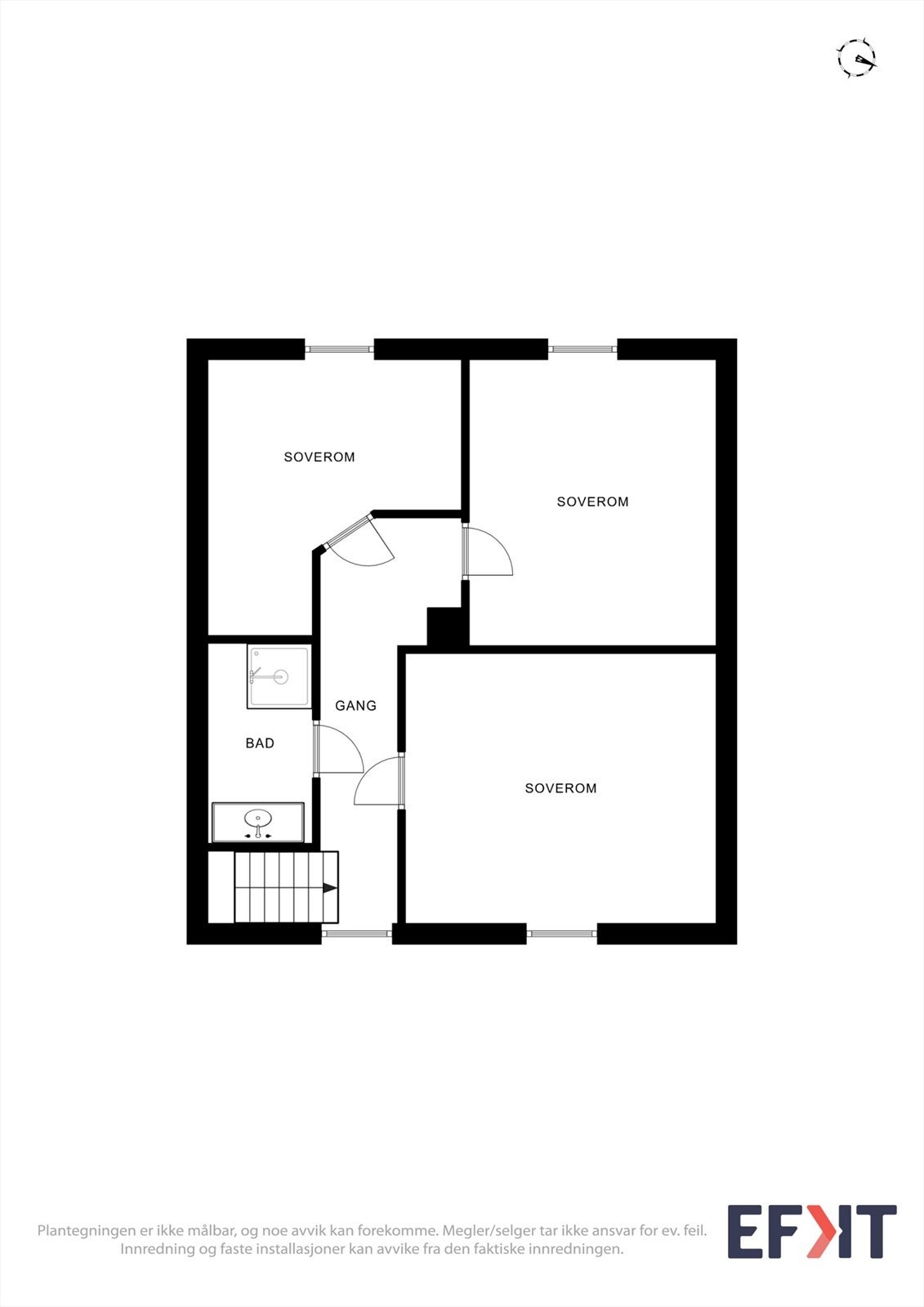 Plantegning 2. etasje Galleribilde