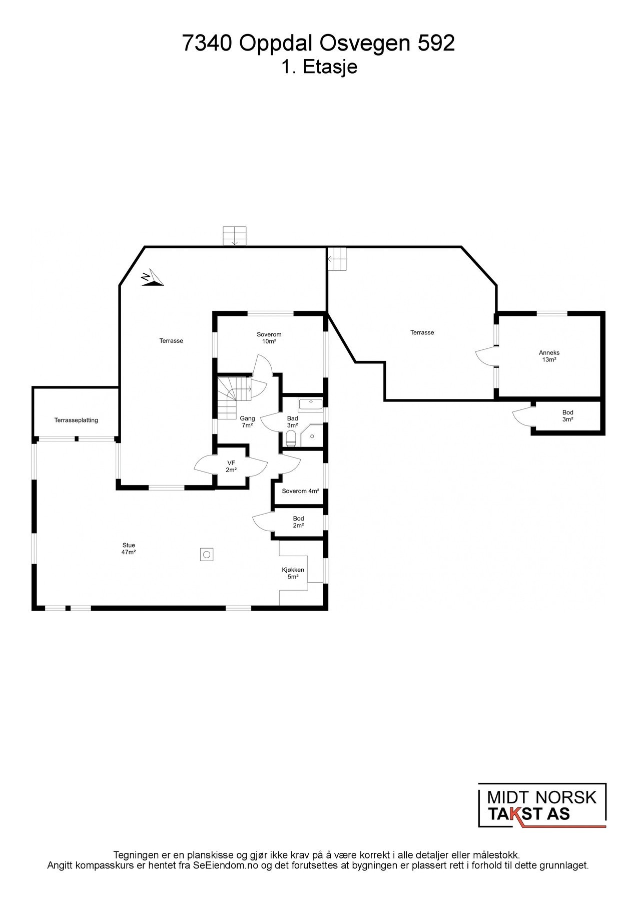 Planskisse - 1.Etasje. Galleribilde