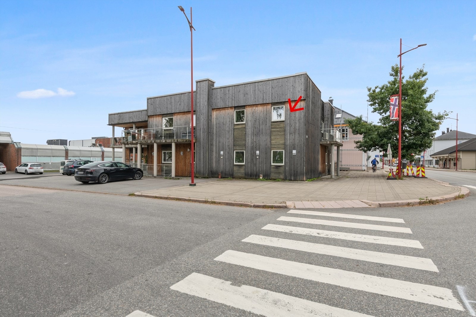 Leiligheten er i 2. etasje. Galleribilde