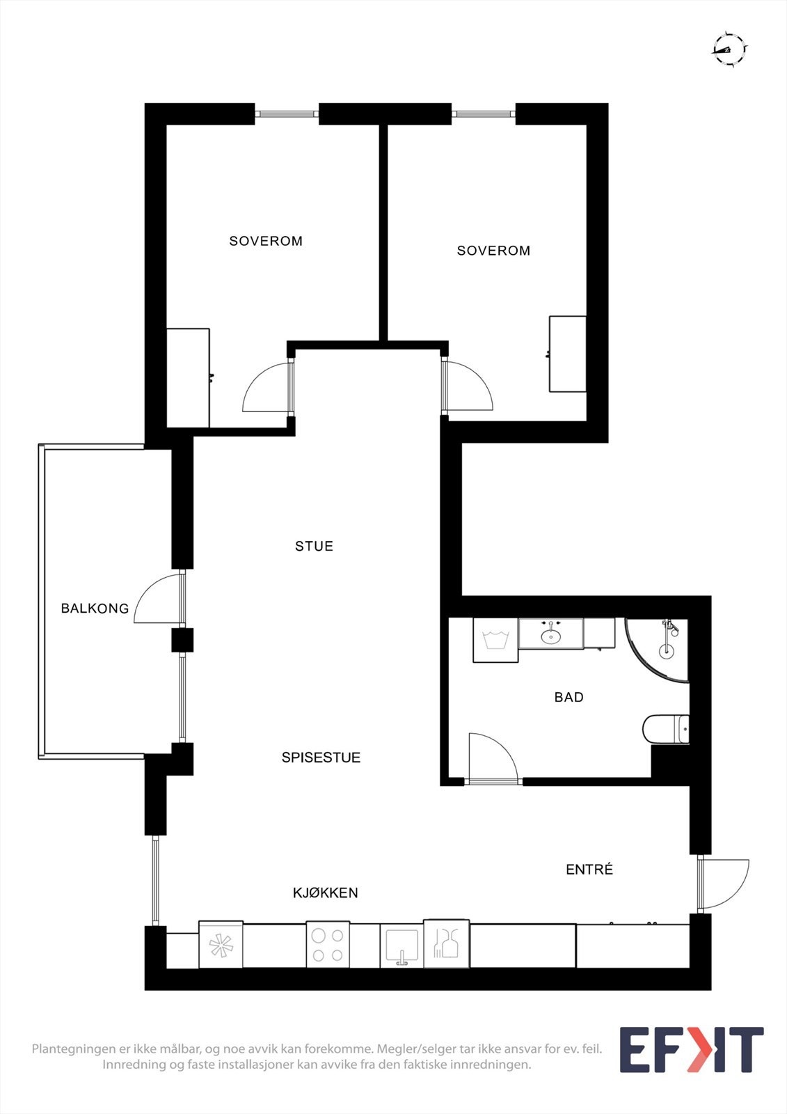 Plantegning Galleribilde