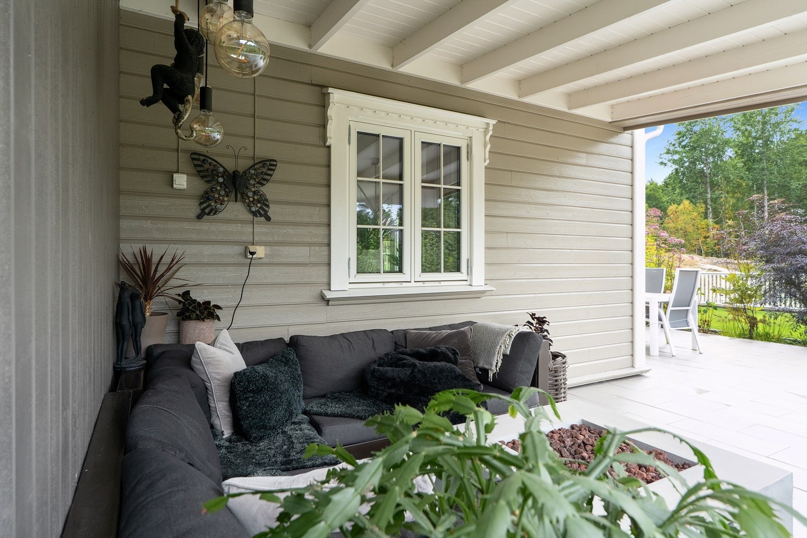 Her kan sommeren nytes usjenert uansett vær. Galleribilde