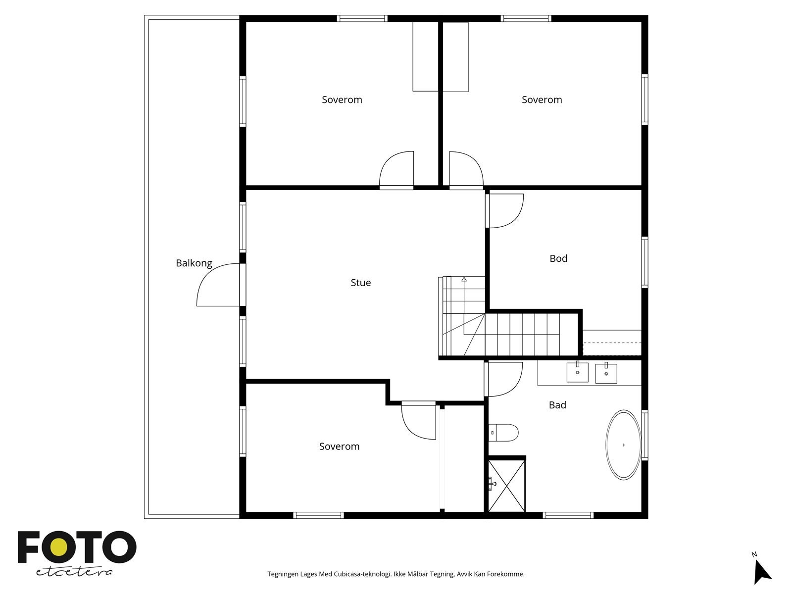 Veiledende planskisse 2. etasje. Ikke målbar Galleribilde