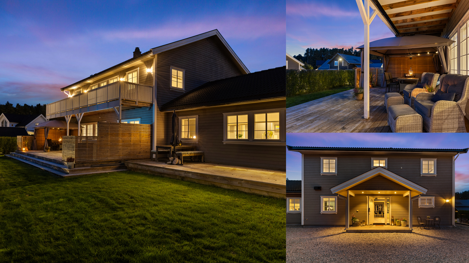 Velkommen til Bergerhavna 25 - Romslig enebolig over to plan med utleiedel/sokkelleilighet - God standard - Hoveddel med 4 soverom - God beliggenhet på Manstad! Galleribilde