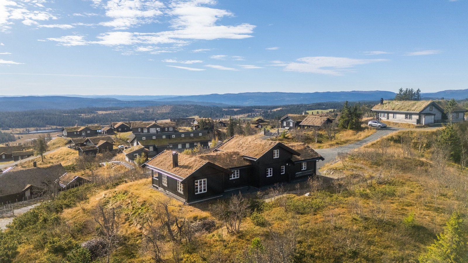 Fantastisk beliggenhet på utsiktstomt øverst i hyttefelt på Gamlestølen Galleribilde