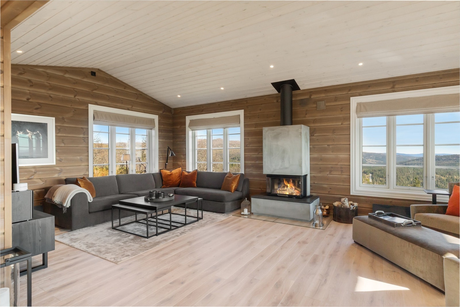 Denne gir god og lun varme, og bidrar til å skape den gode hyttestemningen. Galleribilde