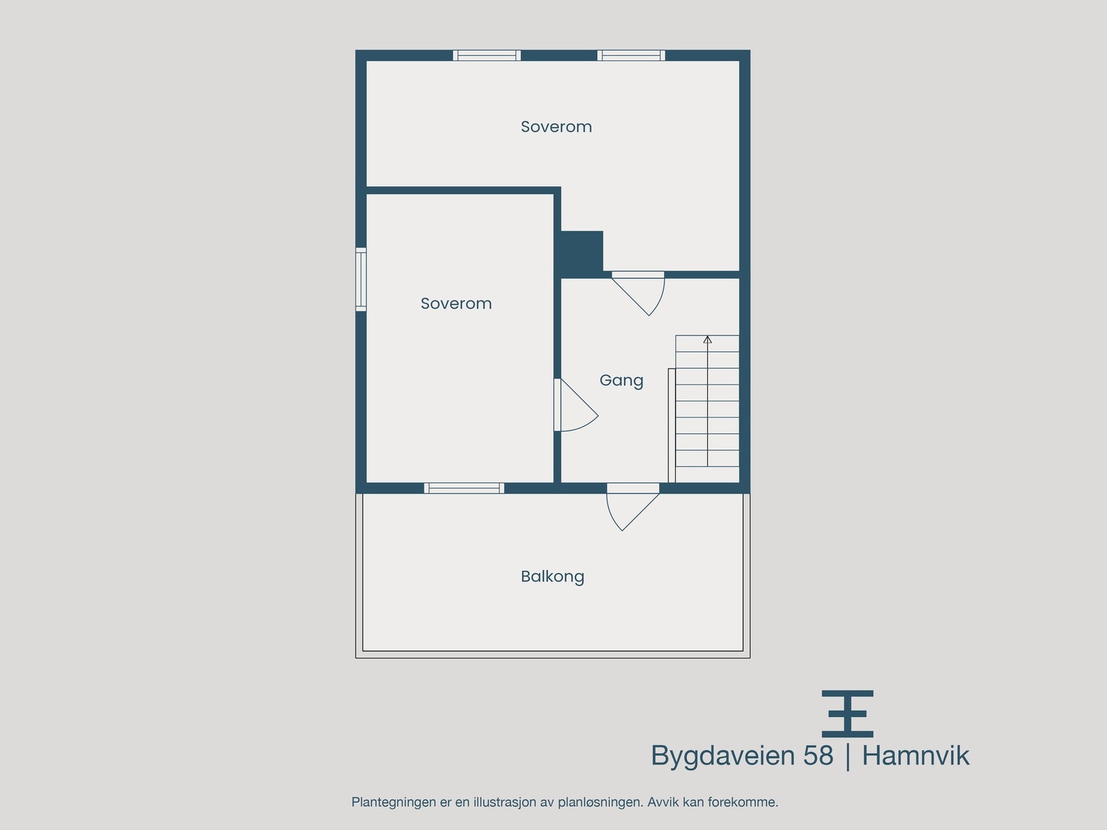Plantegning 2. etasje Galleribilde