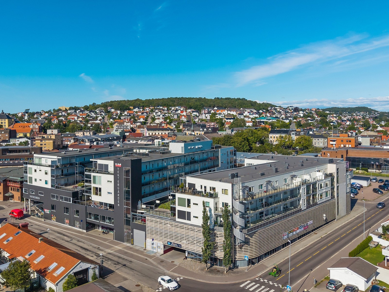 Vekterkvartalets siste byggetrinn sto ferdig i 2019. Galleribilde