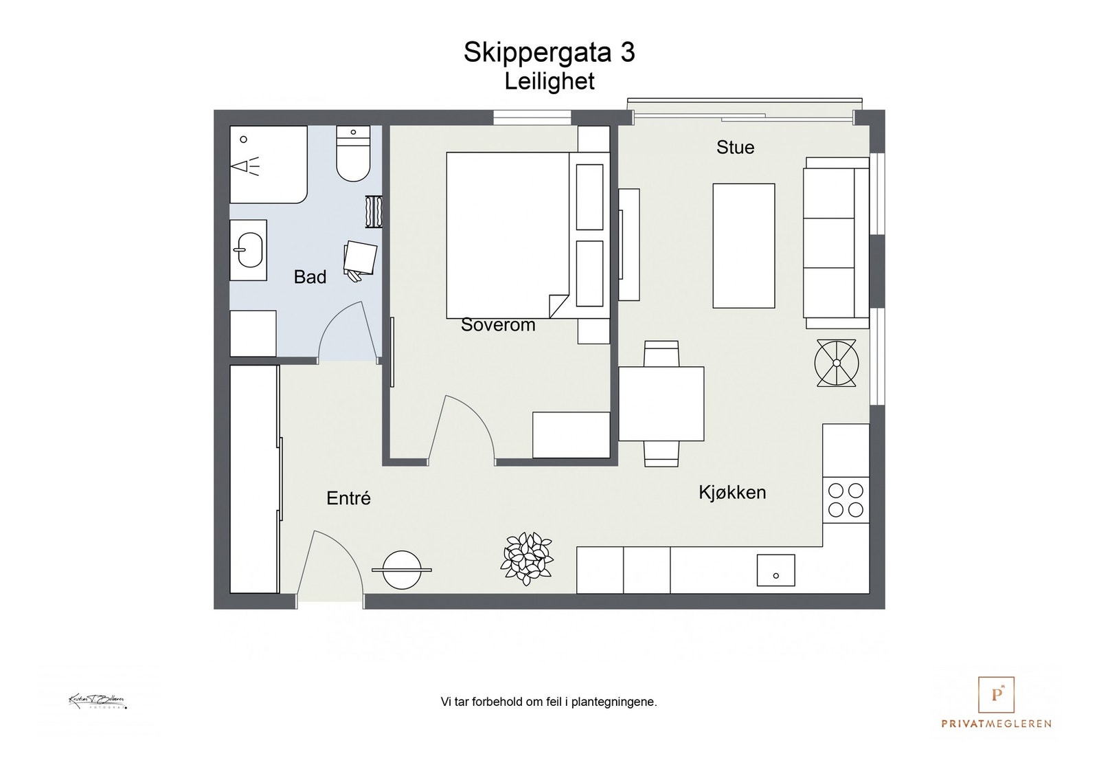 Plantegning Galleribilde