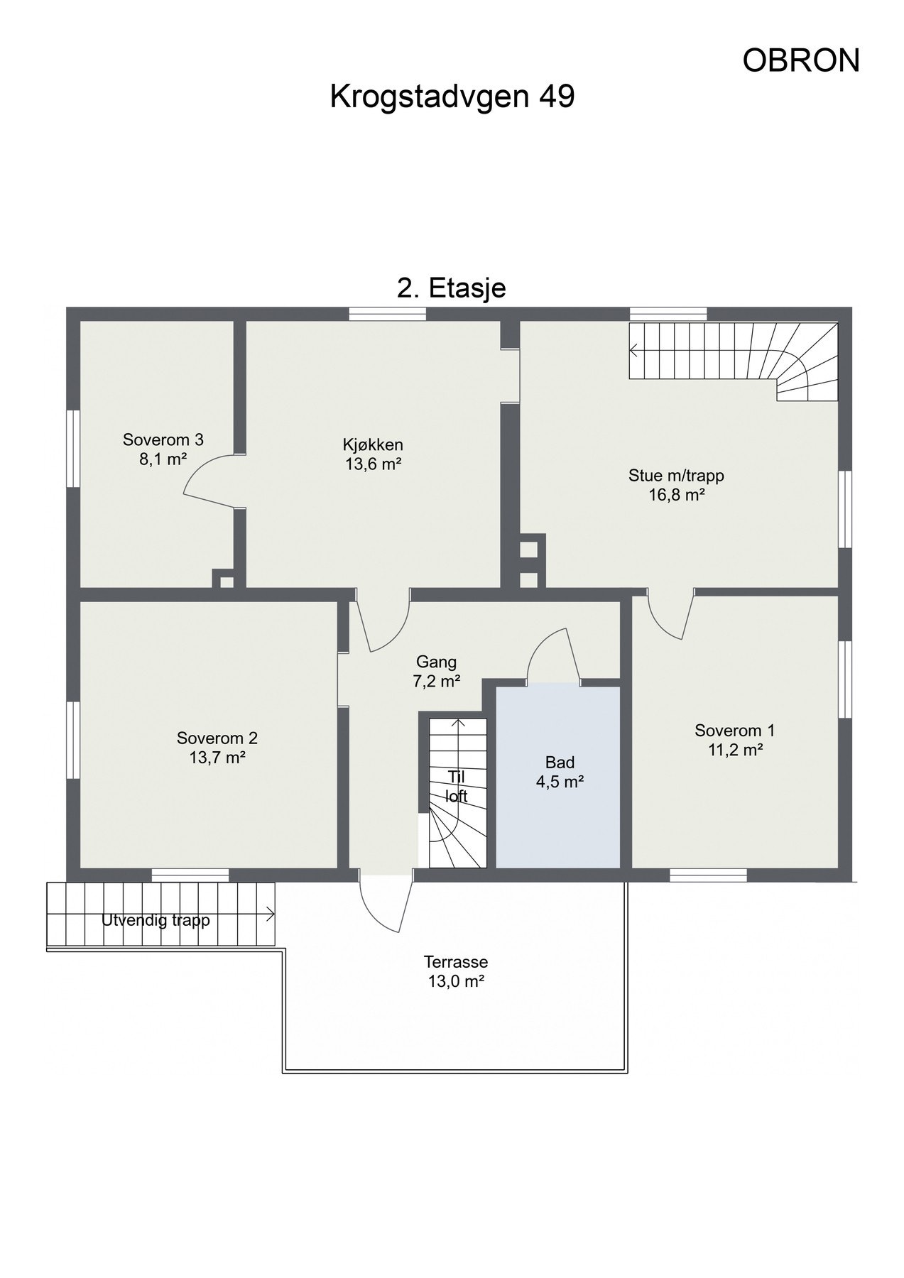 Plantegning 2. etasje. Galleribilde