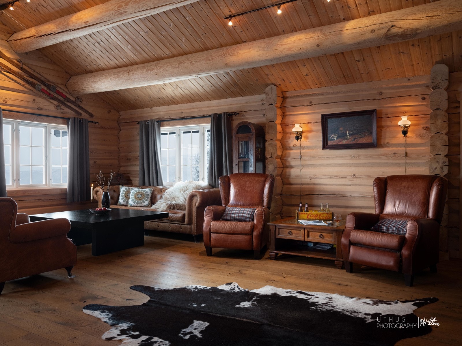 Stuen er på 45 kvm Galleribilde