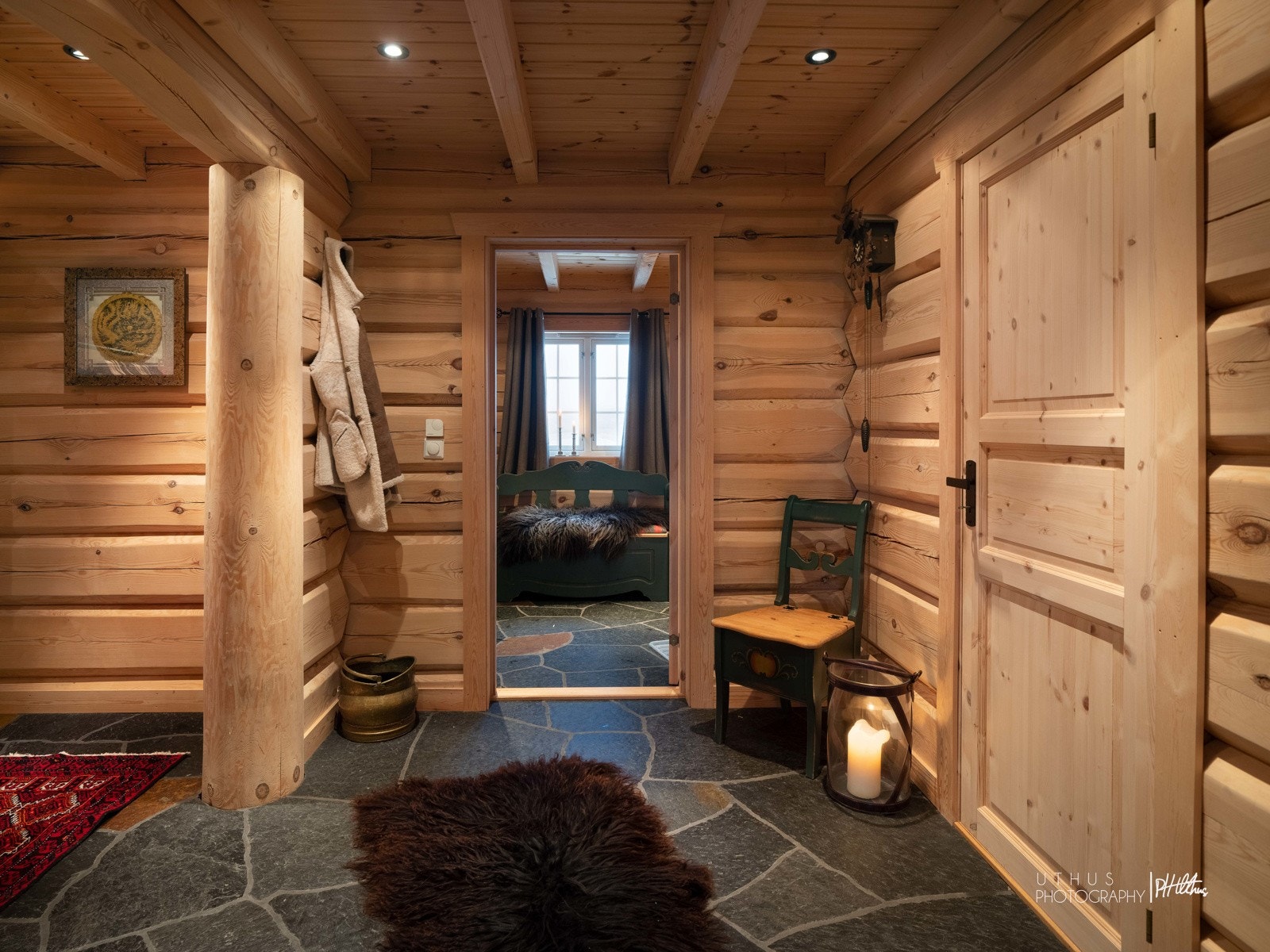 Entré med flott skifer Galleribilde