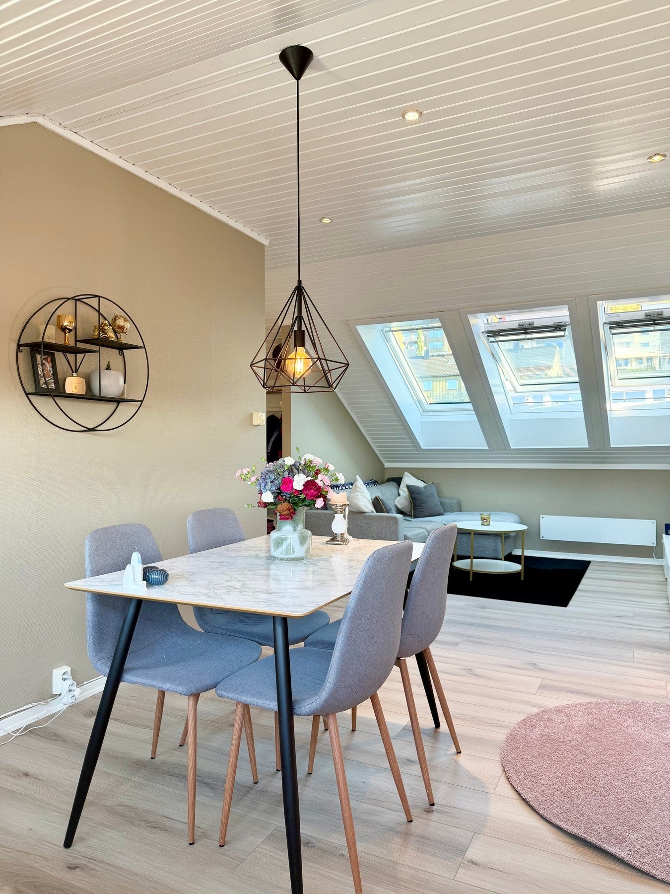 Privat bilde med nytt gulv Galleribilde