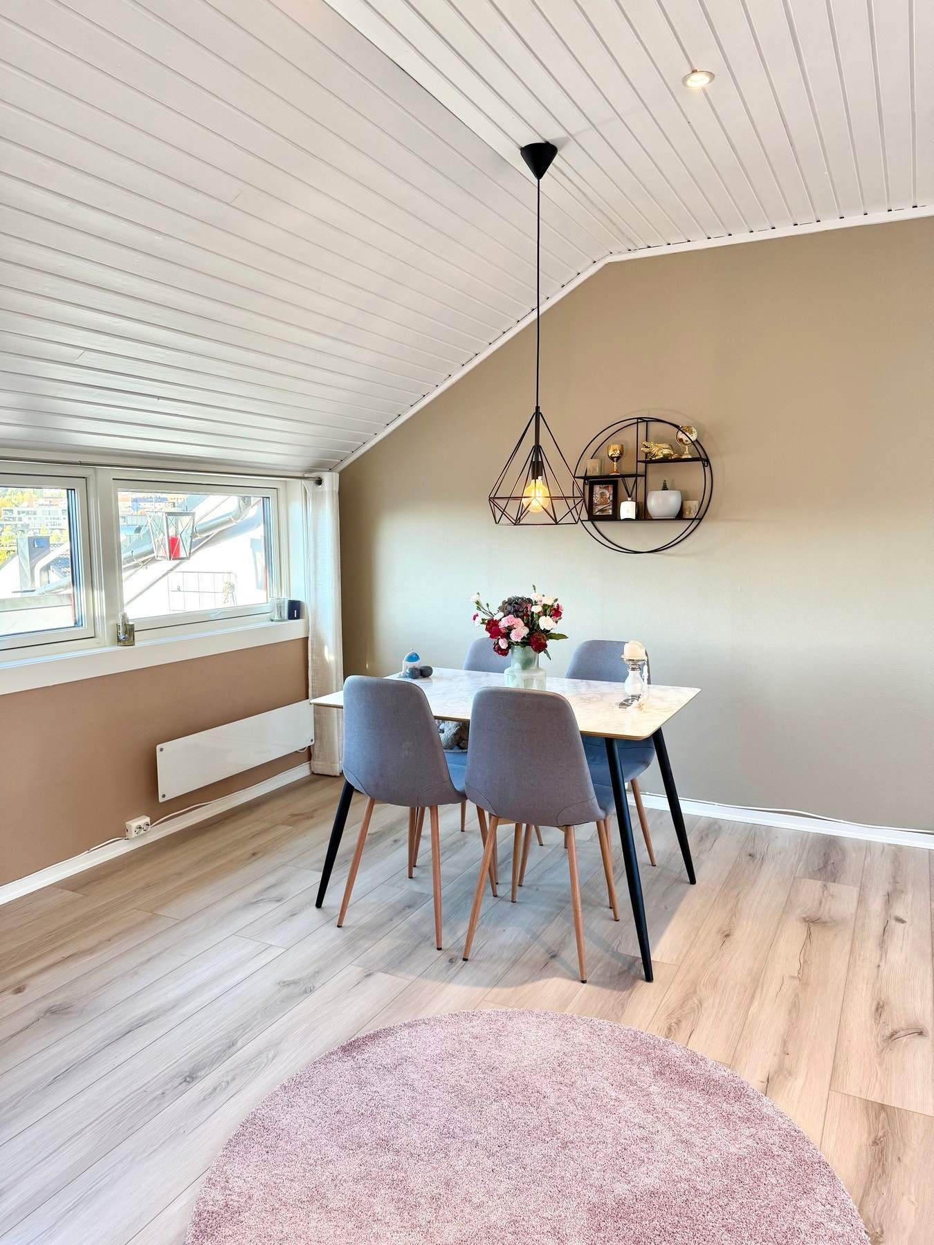 Privat bilde med nytt gulv Galleribilde