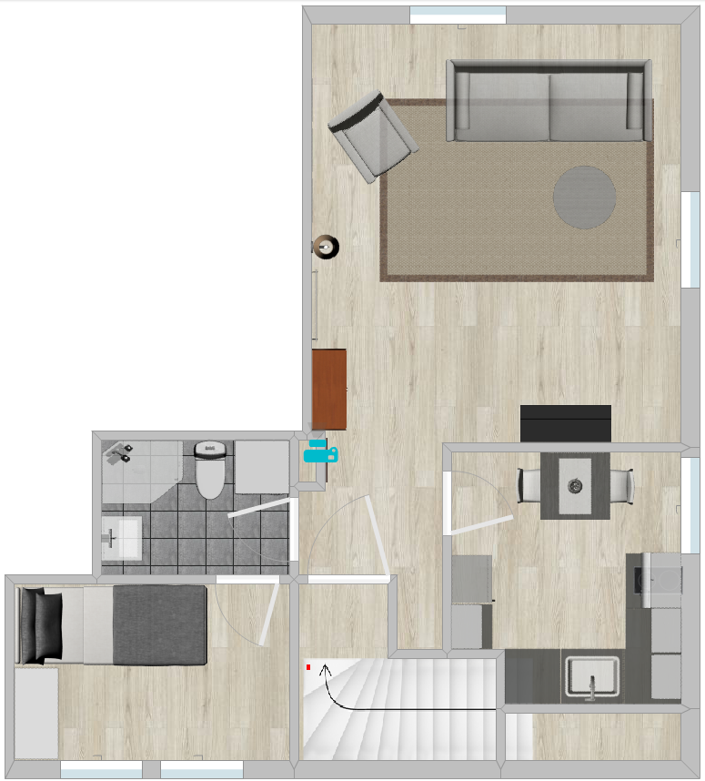 Planløsning - 2D Galleribilde