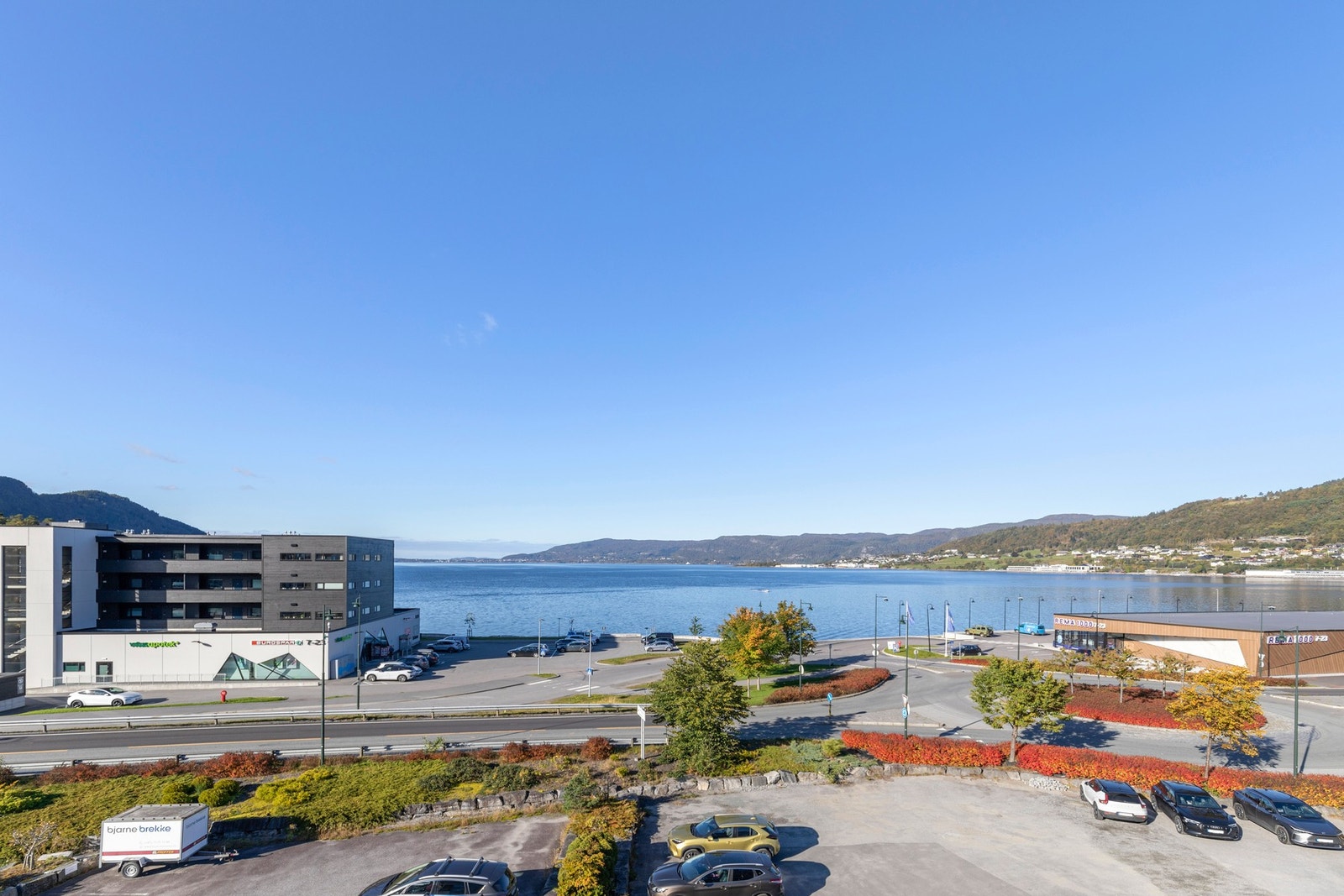 Panoramautsikt fra takterrassen. Galleribilde