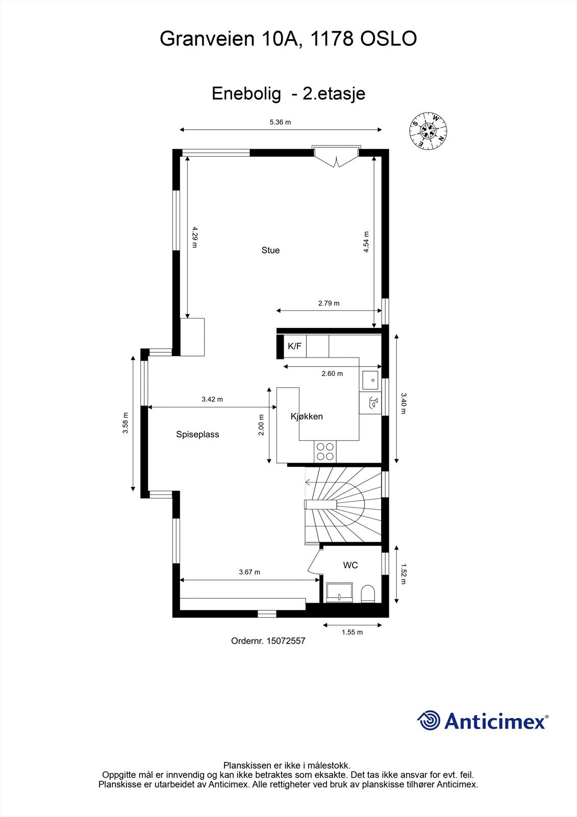 Plantegning - 2. etasje Galleribilde