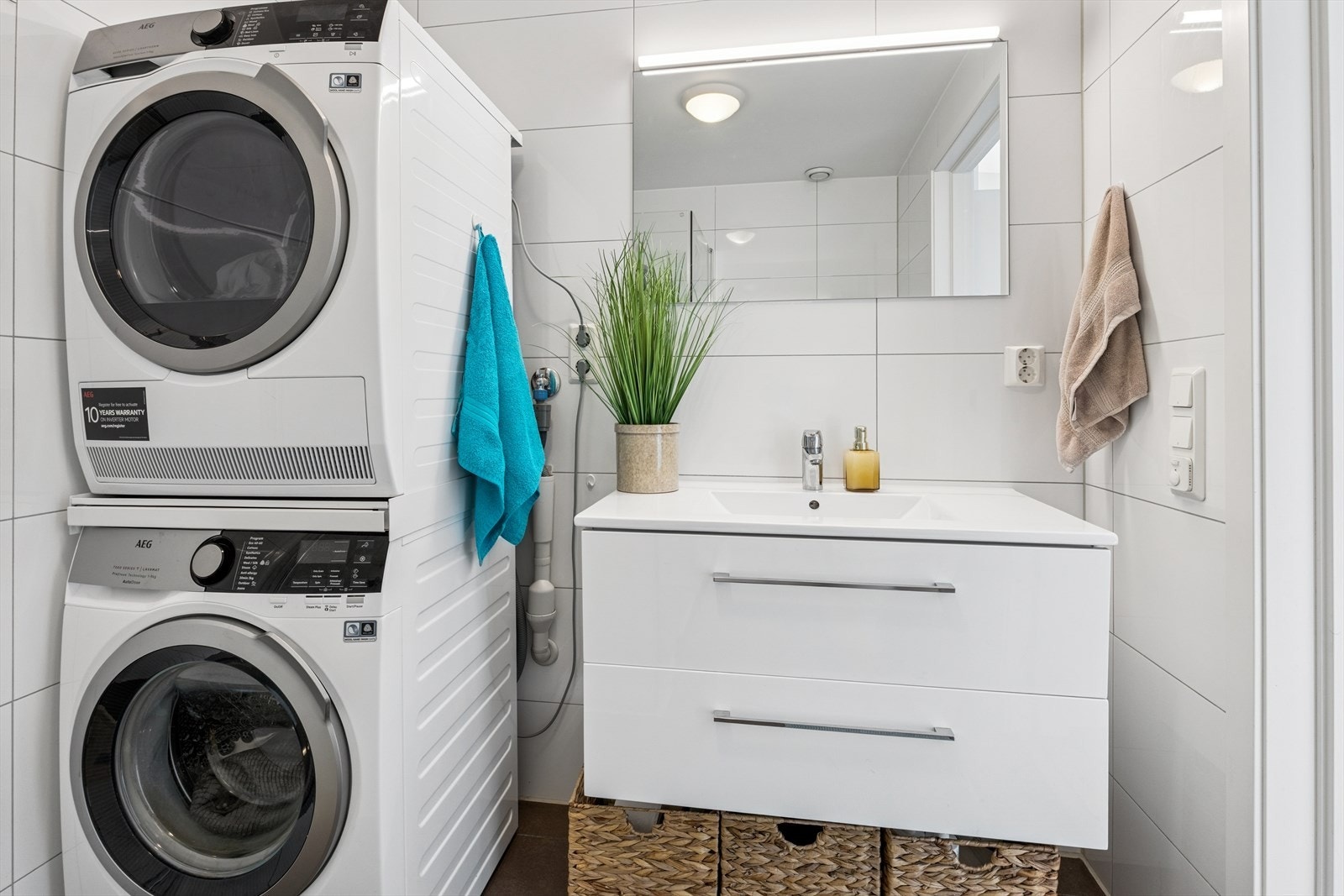 Det er varmekabler i gulvet. Galleribilde